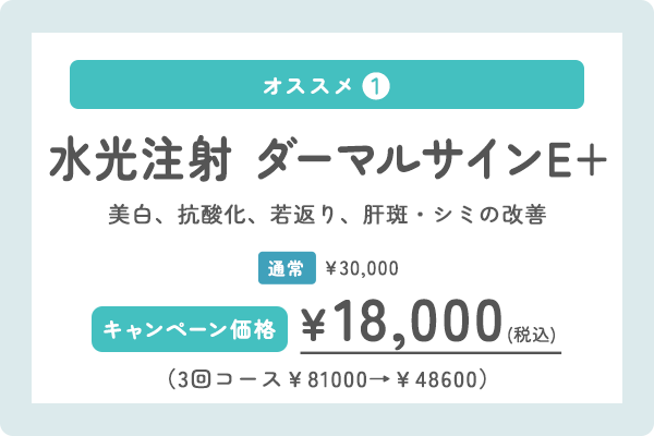 水光注射　ダーマルサインE+